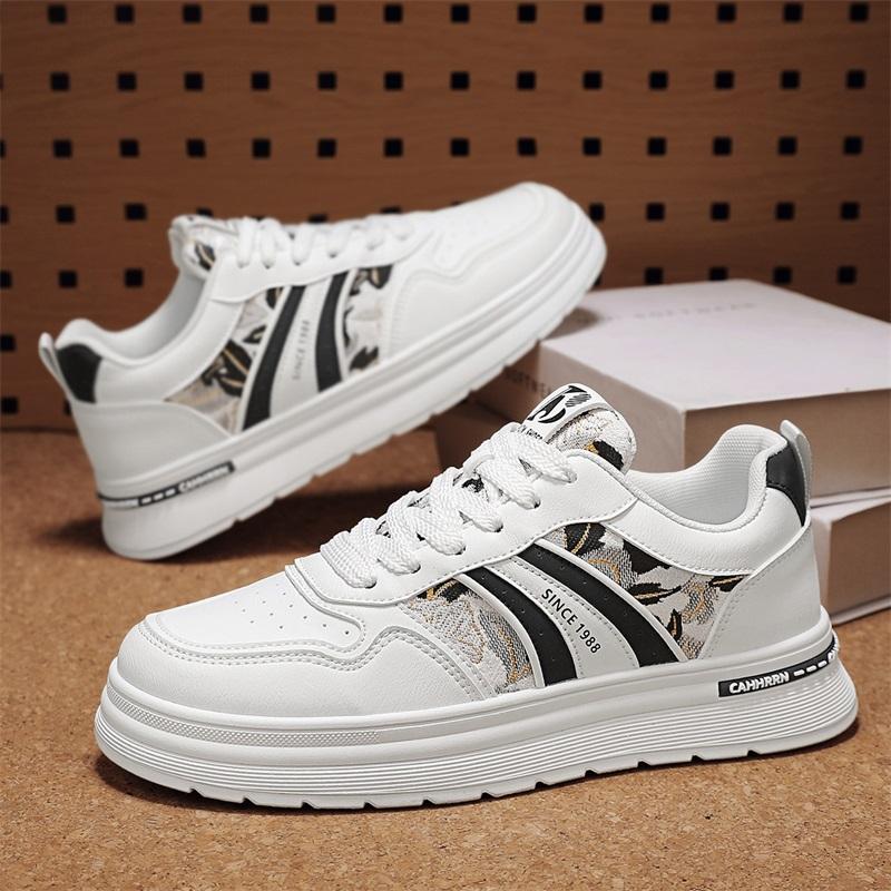 New Men's Classic Fashion Low Top Thick Sole Skateboarding Shoes Comfortable Soft Sole Basketball Sneakers