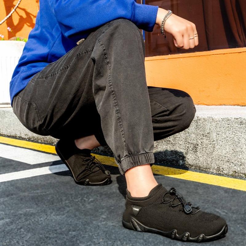 Men's Shoes 2025 Summer New Trend Fashion Breathable Running Sports Casual Shoes Thick Sole Men's Tennis Outdoor Casual Shoes