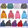 Sweat à capuche camouflage vibrant avec impression de requin Streetwear chaud pour hommes et femmes
