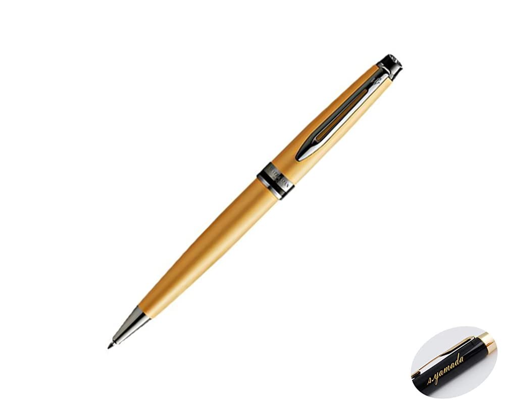 

имя подарок Шариковая ручка Waterman Expert Gold RT [Бесплатная гравировка] [Бесплатная упаковка]