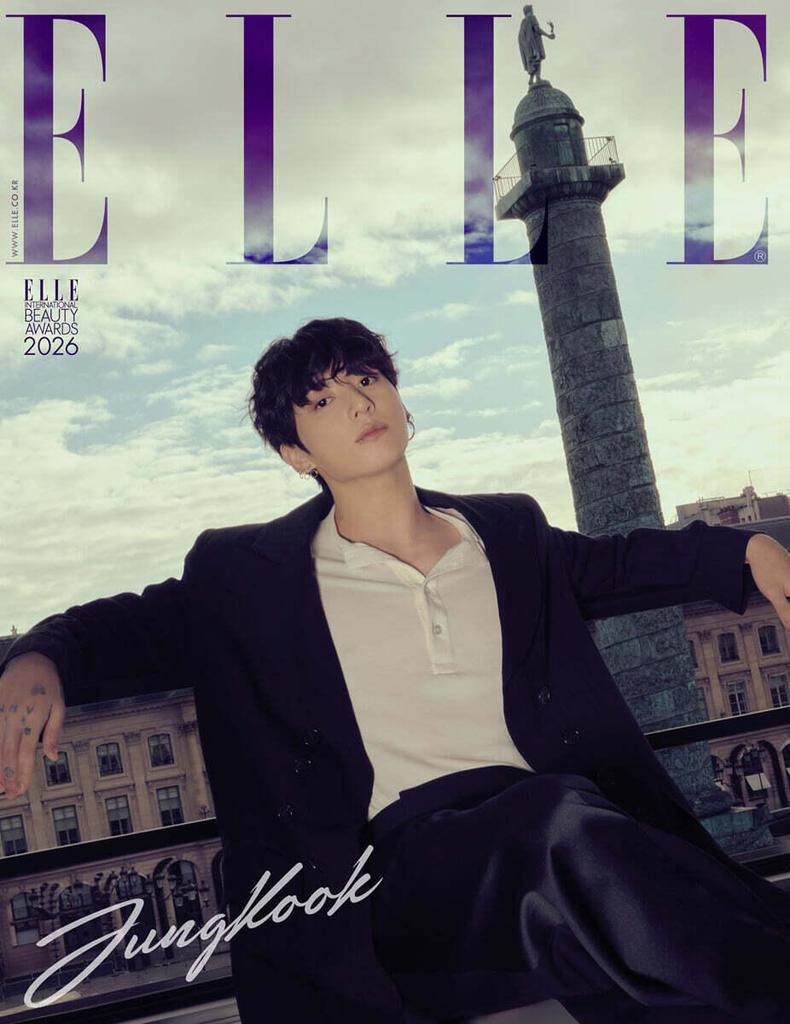 ELLE KOREA Cover BTS JUNGKOOK | Korean Fashion Magazine K-POP Collectible