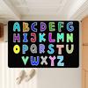 The English Letters Hallway Carpet Retro Multiple Choice Living Room Kitchen Rug Non-Slip Welcome Rug