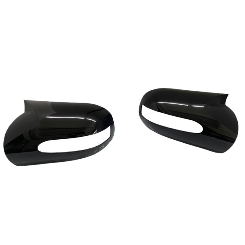 For Mercedes-Benz E-Class C-Class W211 W203 AMG 2001-2007 Pair Car Side Rearview Mirror Cover M Style Door Wing Mirror Caps Trim