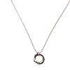 1Pcs Creative Three-Ring Crystal Pendant Necklace - Simple, Elegant, Unique Pendant - Retro Pendant Necklace