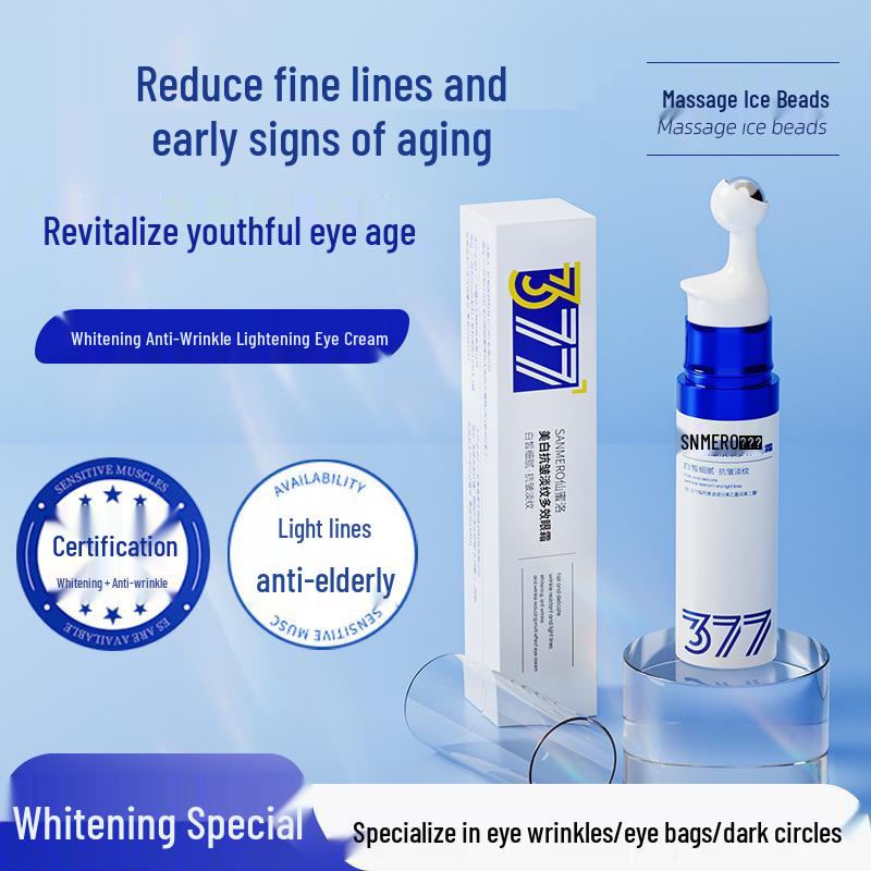 377 Whitening & Anti-Wrinkle Eye Cream: Moisturizing, Firming, Brightening, and Lightening for Fine Lines.
