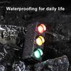 Bicycle Tail Light 3 Colors LED Waterproof Type-C Rechargeable MTB Road Mountain Bike Rear Lightweight Night Riding Bike Safety Warning Lamp