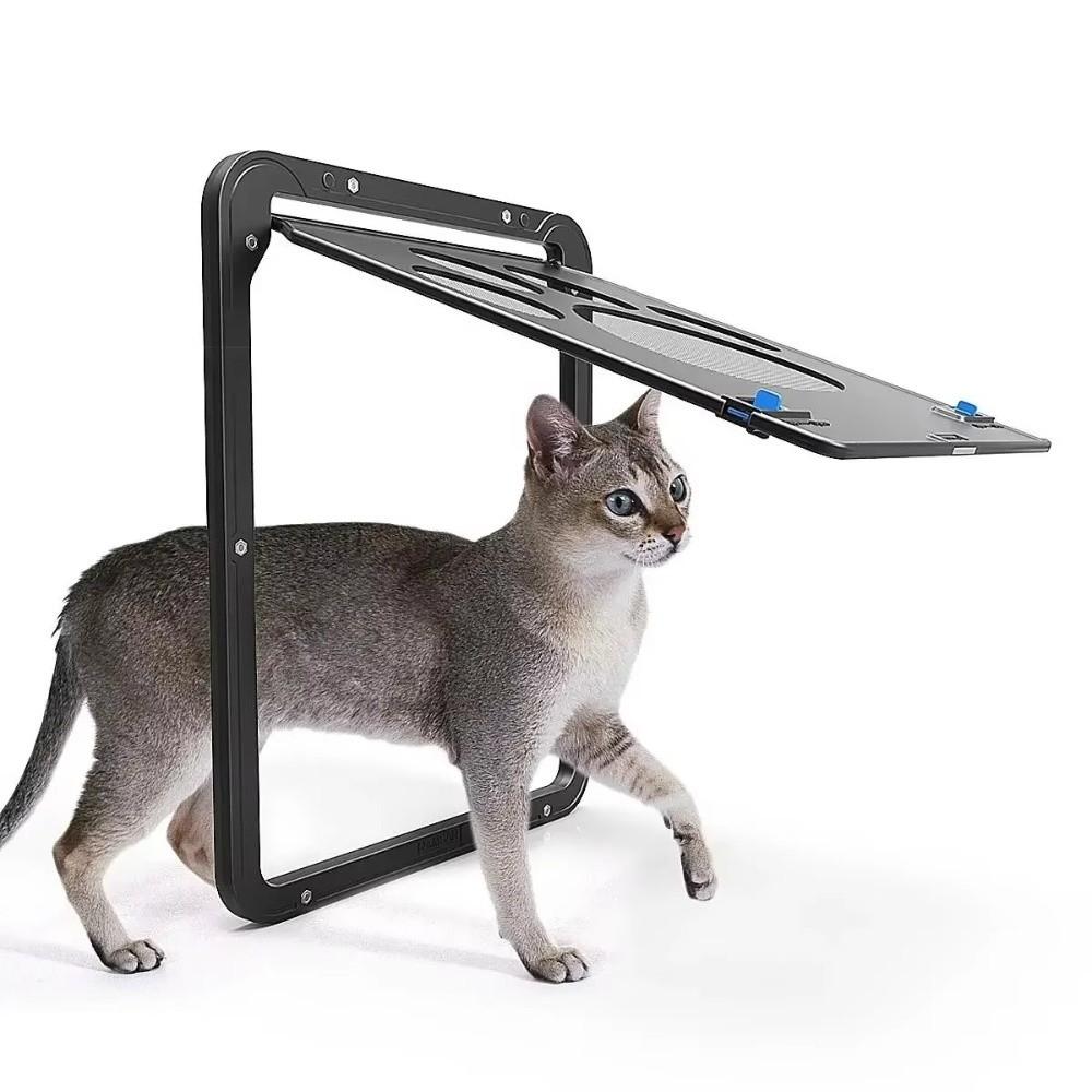 Magnetic Flap Magnetic Screen Door Plastic Dog Flap Door Pet Lockable Screen Door Home Garden