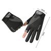 Sun Protection Fishing Gloves Anti-slip Cycling Gloves High Quality Ice Silk Halffinger  Men