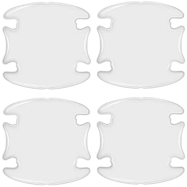 4/8PCS Car Door Handle Bowl Scratch Protective Stickers Universal Invisible Cars Sticker Handle Anti-collision Protection Strip