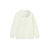 Skechers Colorful Casual Series Fleece Lined Knitted Hoodie Unisex Hoodies Cotton-Candy-White L423U160-0074