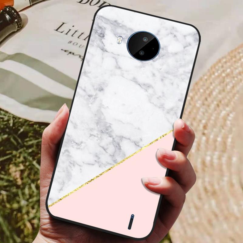 For Nokia C20 Case Soft TPU Silicone Cartoon Back Cover for Nokia C20 Plus Phone Cases TPU Black Bumper for NokiaC20 C 20 Plus
