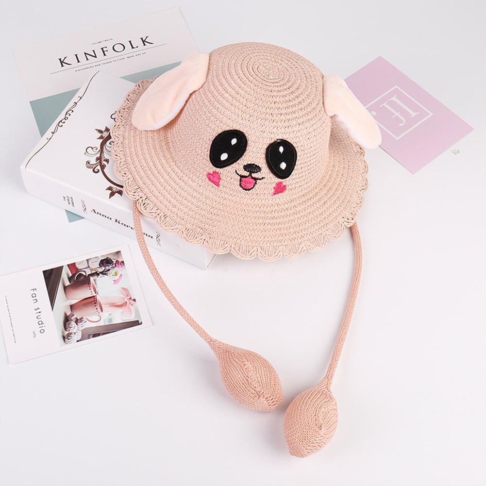 Cute Cartoon Dog Dance Ears  Straw Hat