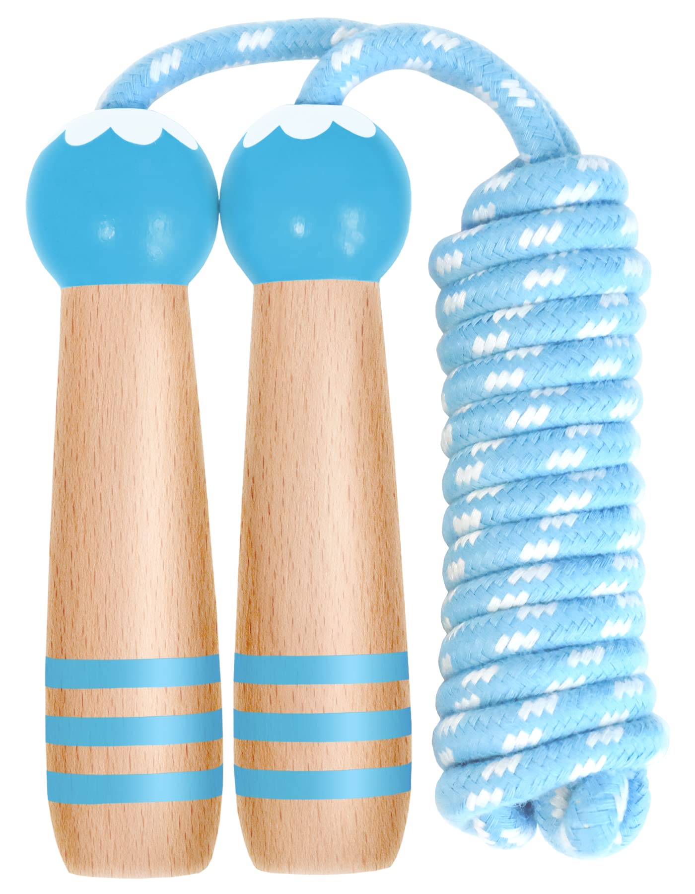 

Wal Base Скакалка для скакалки, щоб допомогти дітям полюбити стрибки для малюків та учнів початкової школи (Світло-блакитний) [Легкий для початківців] [A