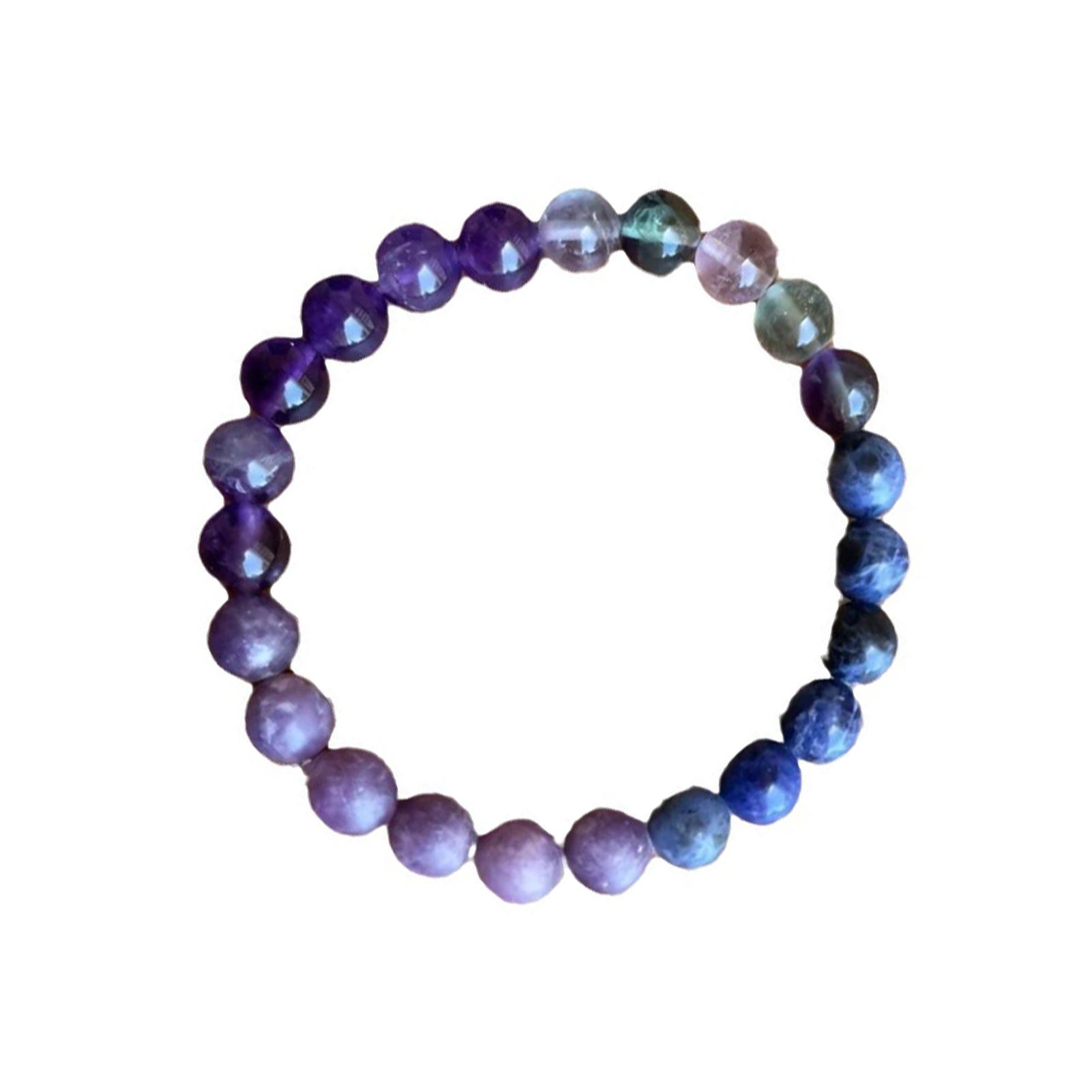 

Уникальный оригинальный браслет из каменных бусин для мужчин и женщин, приносящий удачу, модные браслеты из бусин