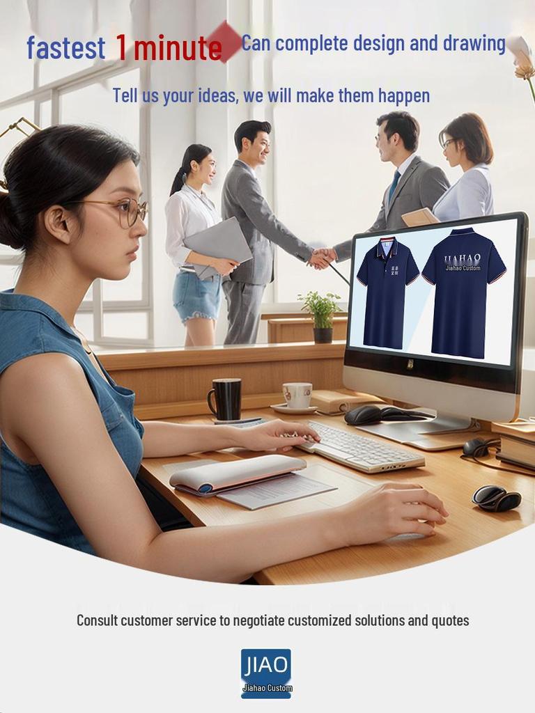 Ice-Cool Custom Polo Shirt with Embroidered Logo – Perfect for Office and Corporate Wear