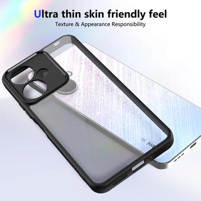 Phone Case For Redmi 14C 12C 13C 4G 5G Airbag Shockproof Shell TPU+Transparent For Redmi 12 13 Case