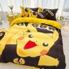 2025 New Cute Pikachu Bedding SetAnime P-Pokemon Quilt Duvet Pillowcase Children Duvet Cover Girls Boys Holiday Gifts