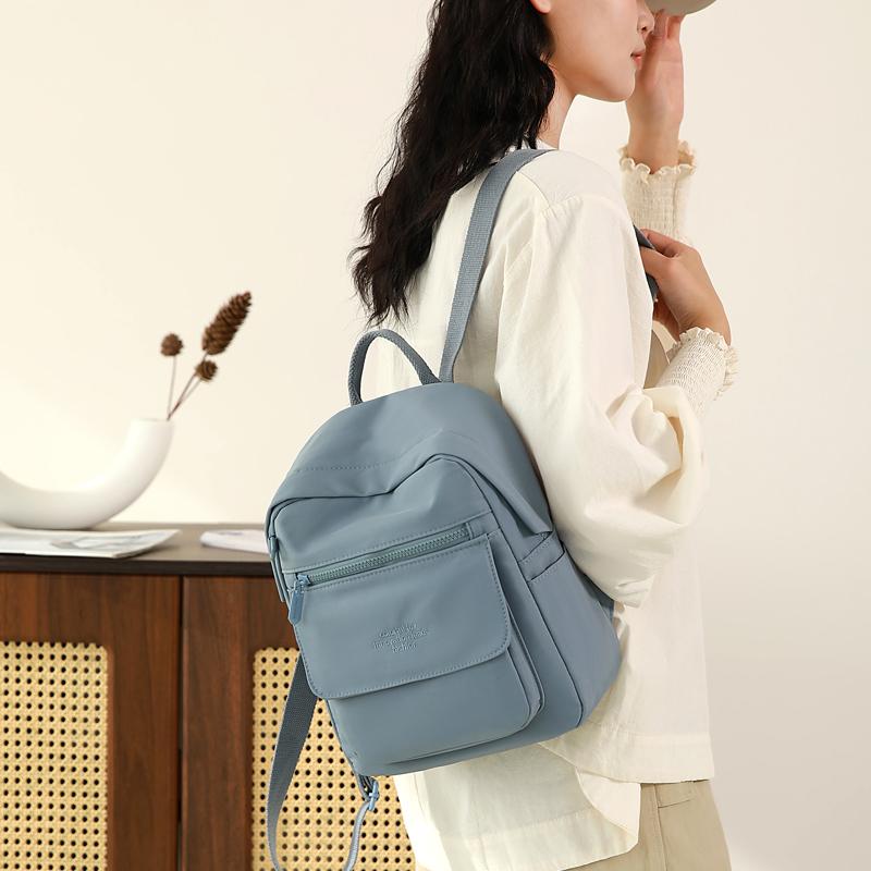 Zaino impermeabile in nylon da donna - Daypack leggero ad alta capacità per scuola, lavoro e viaggi