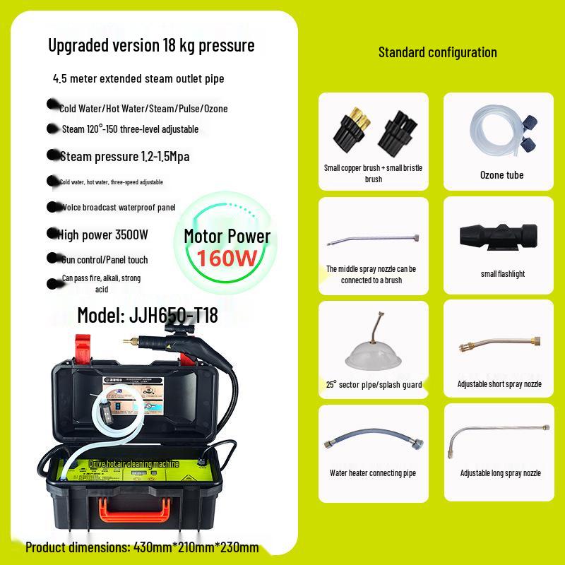 Clean Hui High-Temp Pressure Steam Cleaner for Air Conditioners & Kitchen Range Hoods