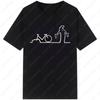 Happy Fashion T-Shirts La Linea The Line Osvaldo Cavandoli TV Herren Damen Style Streetwear T-Shirt Rundhals Casual Tops Camisetas