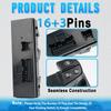 Master Power Window Control Switch for NISSAN ALTIMA FRONTIER LEAF ROGUE SENTRA 2013 2014 2015 2016 2017 2018 25401-3TA5A