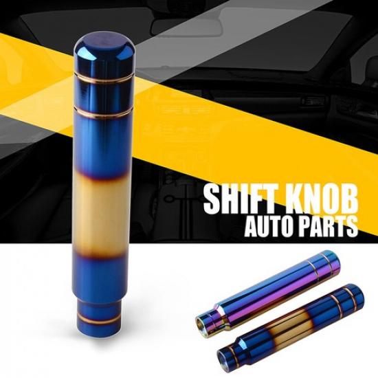18CM Racing Aluminum Burnt Blue Universal Gear Shift Knob Shifter Lever Head 1X