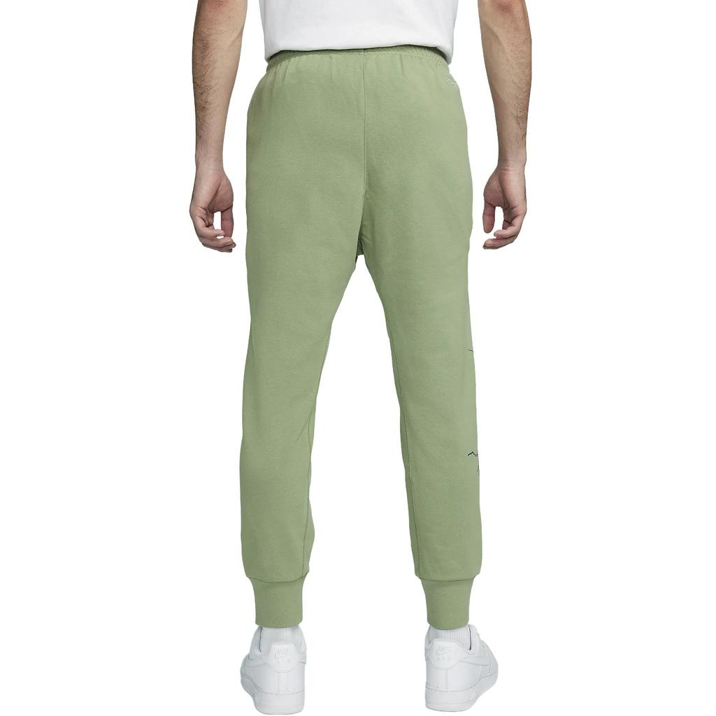 New Nike Knitted Sweatpants Men's Oil Green FN2995-386