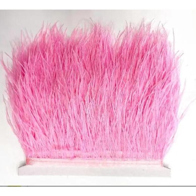 Feather5m Ostrich Hair Fringe Feather Trims Stage Costume Accessories Manufacturers