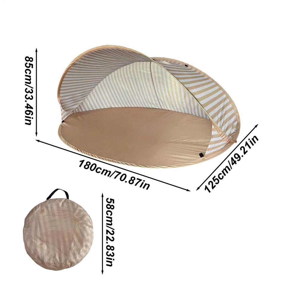 

Portable Sun Shelter Outdoor Mini Sunbathing Head Tent Windproof Sand Proof Canopy Headrest PopUp Beach Sun Shade Tents