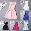 New Princess Style Sleeveless A-line Dress With Flattering Fit And Charming Accessories