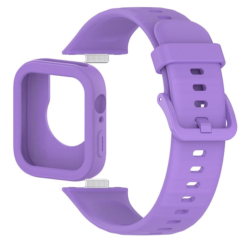 

Силиконовый ремешок + чехол для смарт-часов Huawei Watch Fit 3, сменный браслет-ремешок для Huawei Watch Fit 3 Huawei Watch Fit 3 фиолетовый