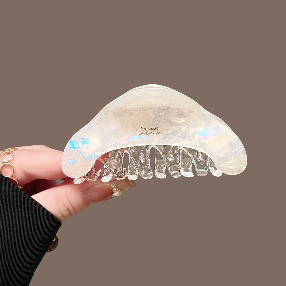 Chic Hair Claw Clips Iridescent Gradient Designs Non Slip Styling Clamps Perfect Daily Hairdos Elegant Trendy Hair Accessories