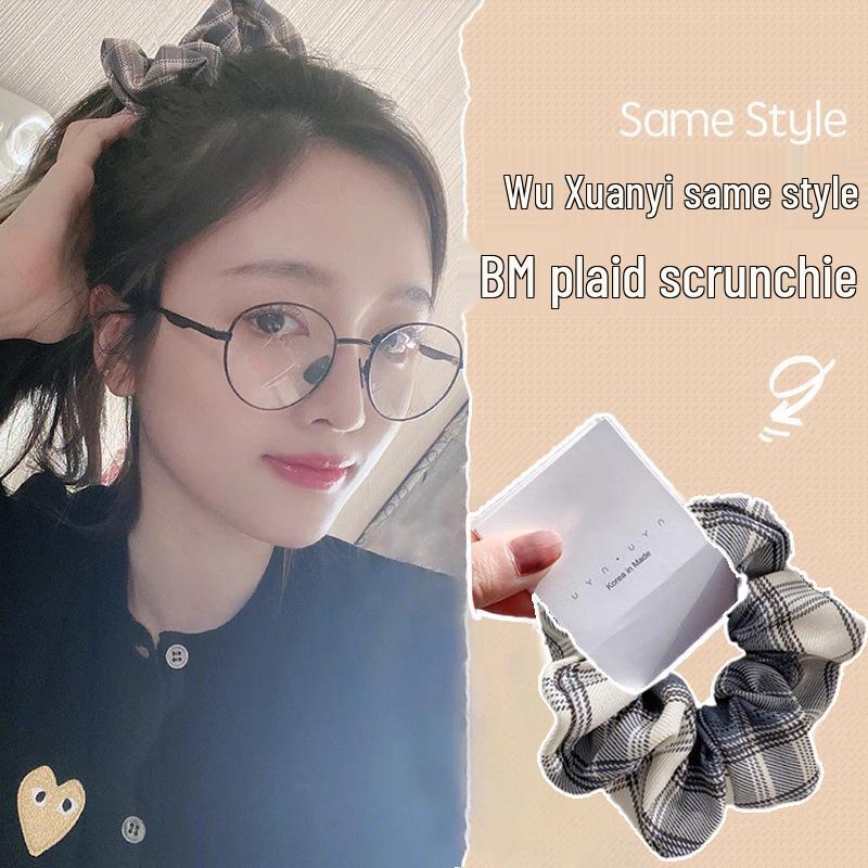 Elastico per Capelli da Donna Stile Coreano di Alta Gamma - Elastico a Forma di Intestino per un Look Semplice ed Elegante