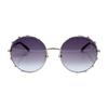 Swarovski Crystal Accented Advertising Round Sunglasses Women sunglasses SK0289-F-16B