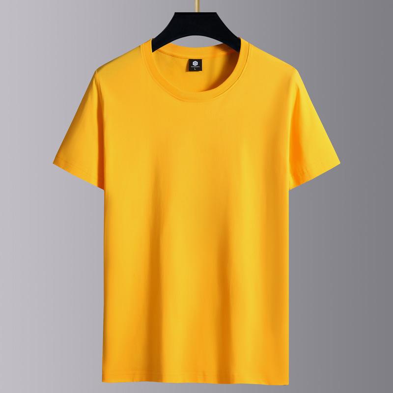 Lässiges Herren-T-Shirt mit Rundhalsausschnitt und kurzen Ärmeln – leicht, einfarbig, trendig und vielseitig für den Sommer