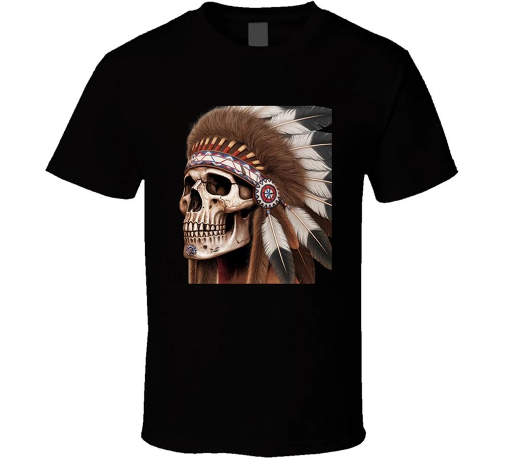Native American, Indian Chief, Indigenous, Army Military T Shirt Tee Gift New XL