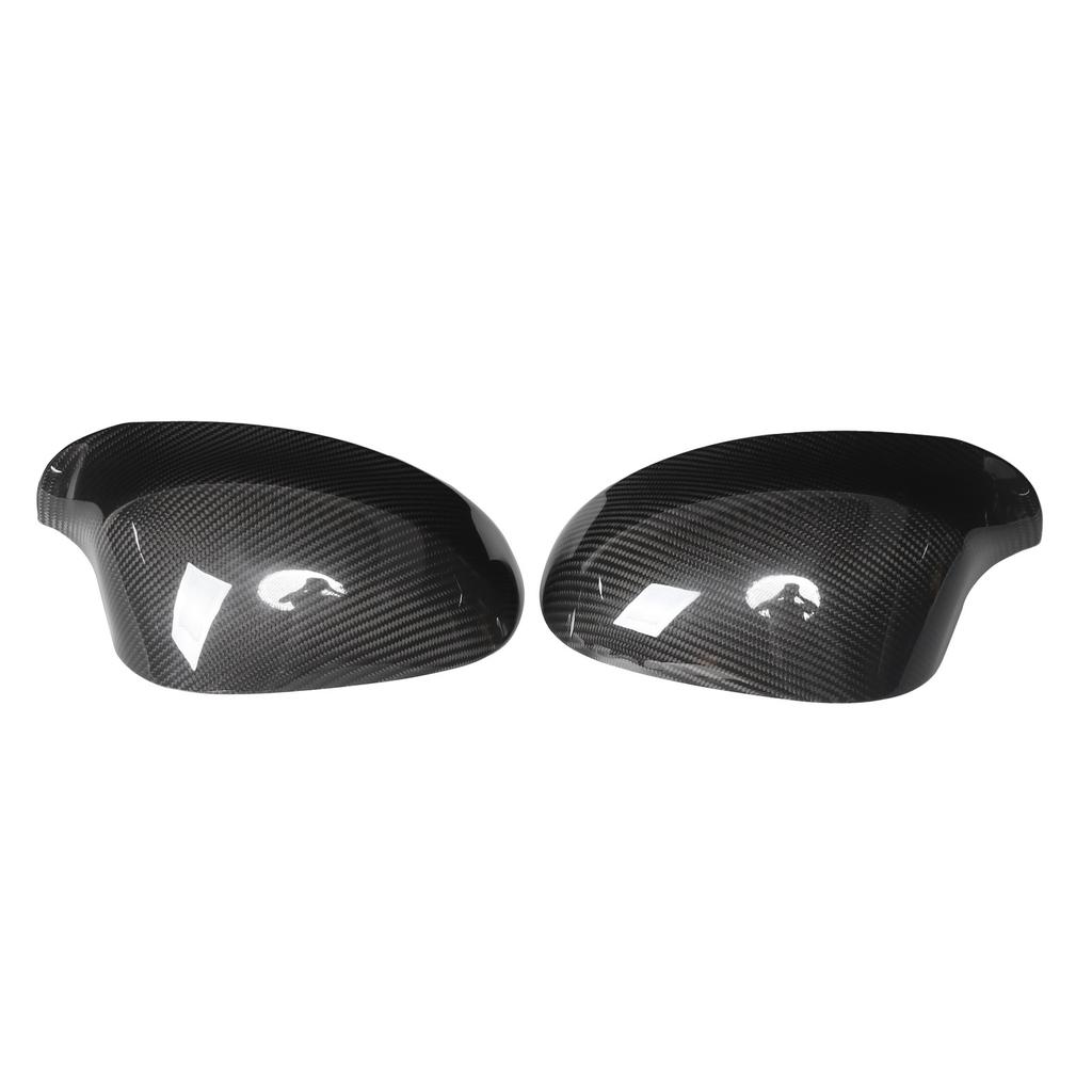 2 Stück Rückspiegelabdeckung Aufsatz Carbonfaser Kappe Ersatz für 3er E90 LCI 2009 2012