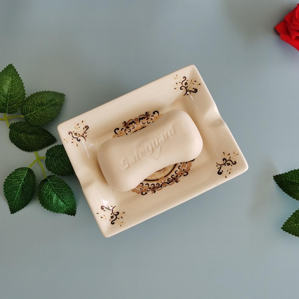 Vintage Soap Container Self Draining Soap Holder Classic Soap Box  for Bathroom Kitchen