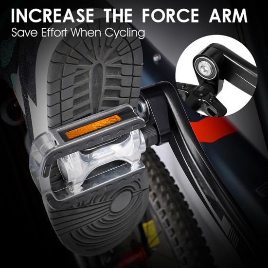 1 Paar Fahrradpedaladapter, universell, hohe Festigkeit, hohe Härte, Fahrradpedal-Booster, Fahrradzubehör