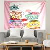 1PC Sponge Expressions Pattern K-pop music group Tapestry Accessories for Bedroom,Livingroom, dormitory Room Wall Decor Fan Birthday Gifts