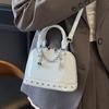 Light luxury temperament rivet tide cool style portable shell bag fashionable versatile niche chain dice messenger bag