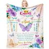 60-Year-Old Woman'S Birthday Gift Creative Digital Printing Blanket Flannel Warm Home Essential Printing Blanket