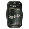 Pentonic 0.6 Mm Black Gel Pen Pack of 1 X 10pcs | Smooth Writing for Office, School & Home Use