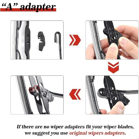 Replacement For Chevrolet Silverado 1500 2500 3500 Windshield Wiper Blades - 22"+22" Front Window Wiper - Fit 1999-2006 -2024 Vehicles - OTUAYAUTO