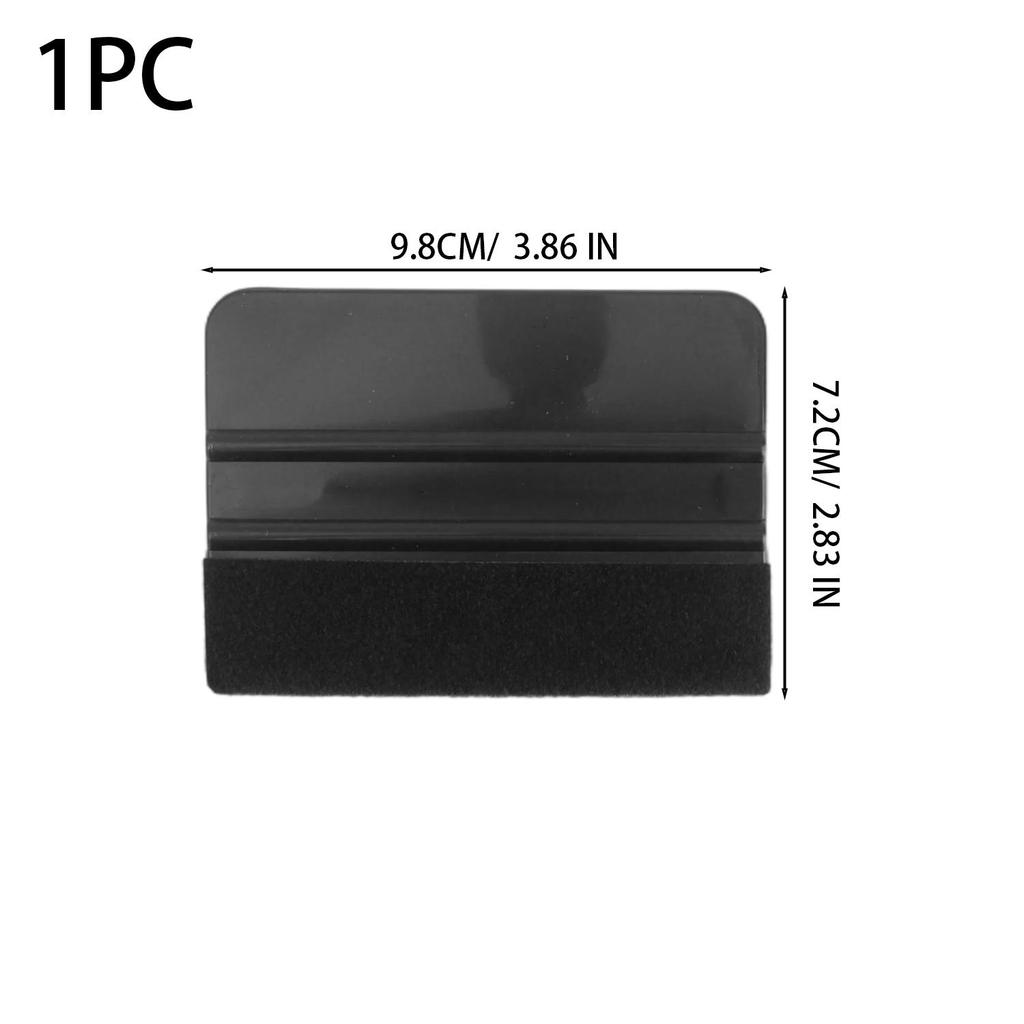 Window Tint Squeegee Felt Edge Wrap Squeegee Wallpaper Tool Decal Applicator Film Bubble Removal Vinyl Scraper Blade
