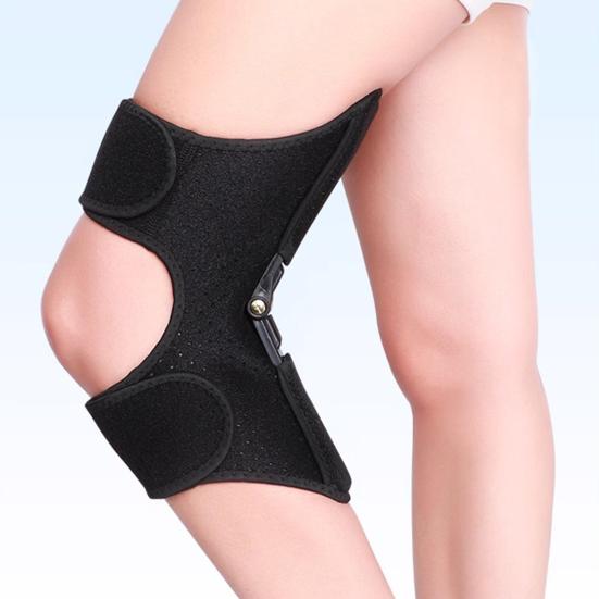 Knee Brace with Spring Support Adjustable Butterfly Wing Straps Breathable Knee Guard Non-slip Knee Protector for Joint Stability Pain Relief