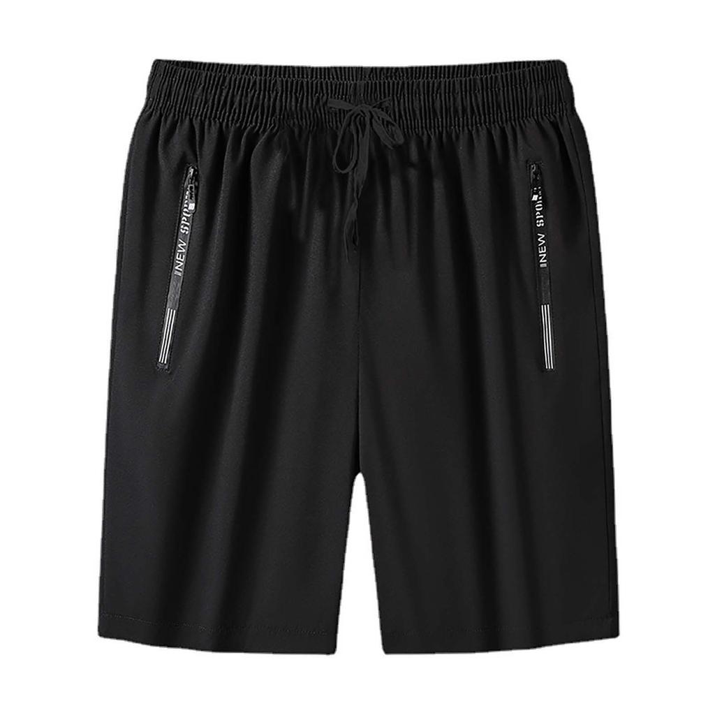 Men's Shorts For A Cool Summer With Four Sided Stretch, Wearing Five Quarter Length Shorts And Ice Silk Beach Pants
