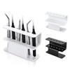 Akryl ögonfrans Pincett Förvaringshållare Stativ 6 hål Pincett Ställ Hyllhållare Ögonfransförlängning Makeup Tool
