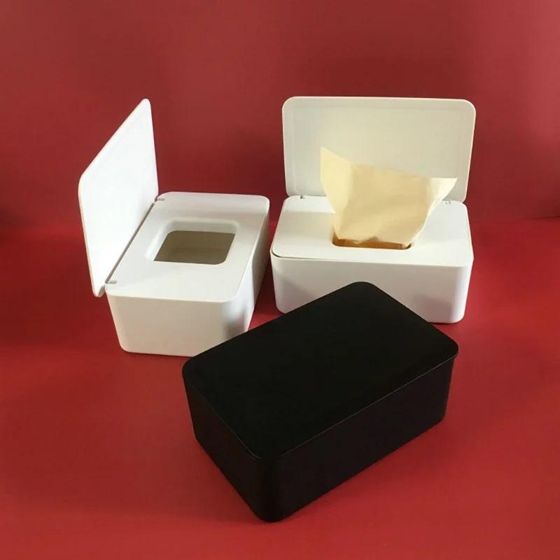 Tissue Box Feuchttücher Spender Halter Trocken Nass Tissue Papier Fall Box Tücher Serviette Lagerung Box Halter Container