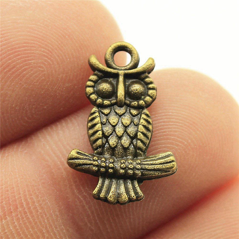 Owl Charms Pendant Female Jewellery Ethnic Materials